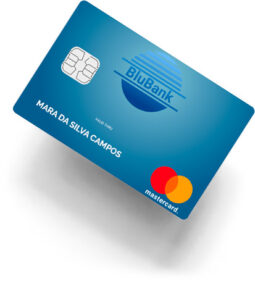 Cartão pré pago BluBank Mastercard Internacional