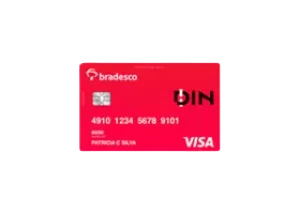 Cartão de Crédito Bradesco DIN Visa Internacional