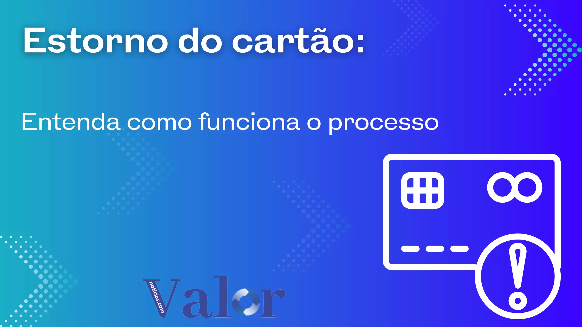 Estorno do cartão: Entenda como funciona o processo