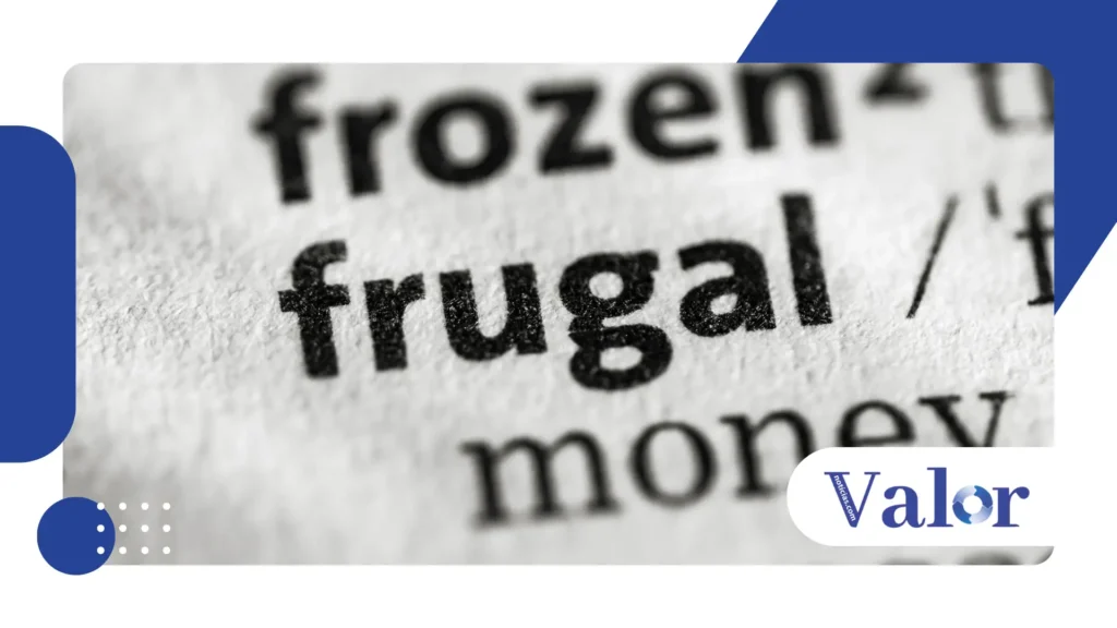 diferença entre ser frugal e ser mesquinho